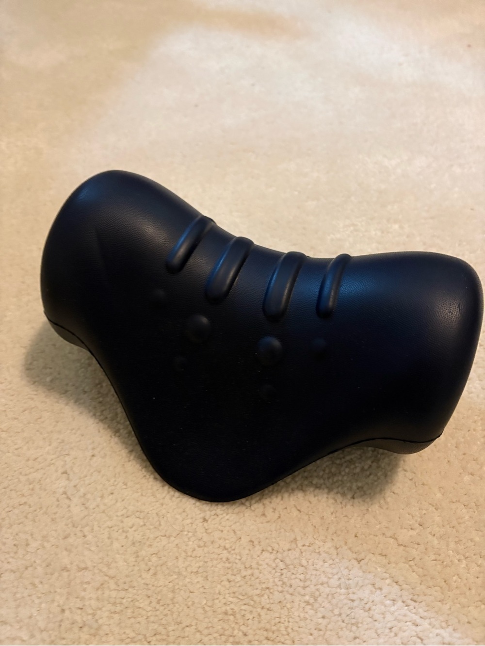 Black Cervical Support Stretching Pillow